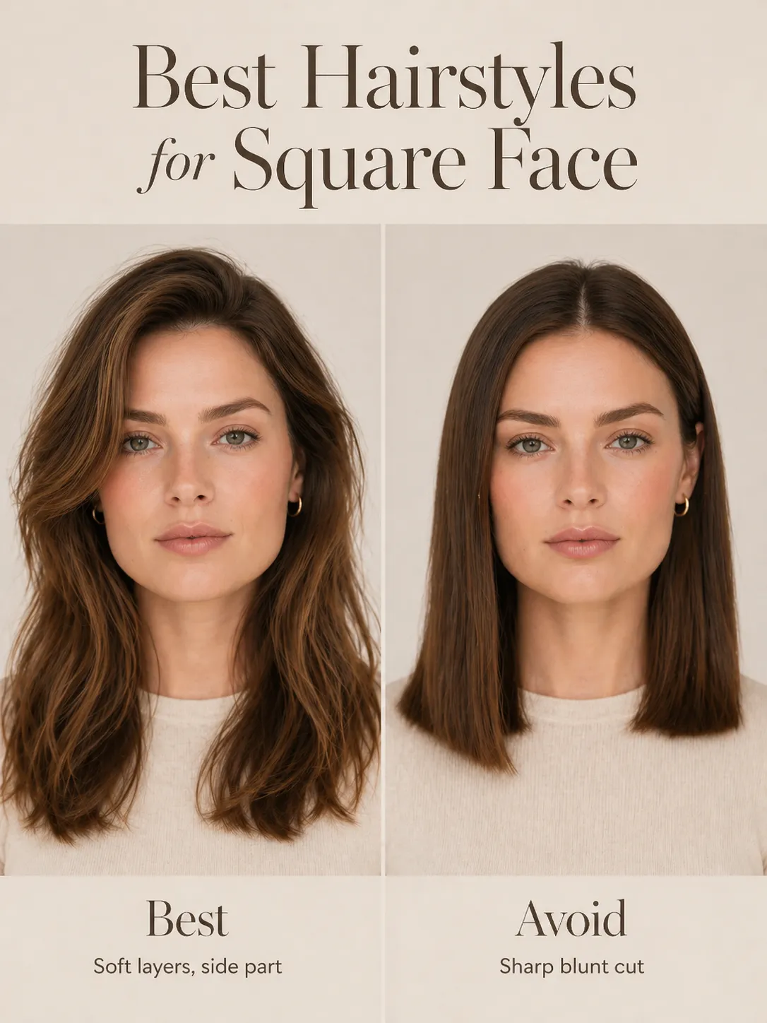 Recomendações de penteado para rosto oval com estilos naturais e equilibrados